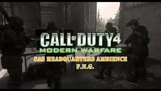 Call of Duty 4 Modern Warfare Ambience SAS Special Ops Base Tactical Focus 1 hour Mission Planning