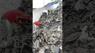 Aluminium Scrap Shorting Auto parts #aluminium #scraper #machine #trending #shorting