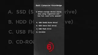 Which storage device stores data using magnetism and has fast read:write speeds?