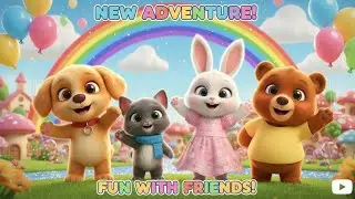 Friendship Makes the World Smile 😊 | Kids 3D Cartoon Story&rdquo;