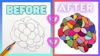 Watch emotions come alive through marker coloring