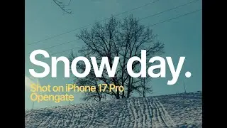 Snow day. (Shot on iPhone 17 Pro OpenGate)
