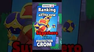 Ranking The New SUPERHERO Skins! #brawlstarsupdate
