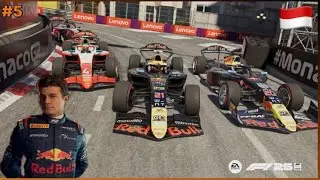 Carrière pilote Gilet #5 A 3 de front a Monaco