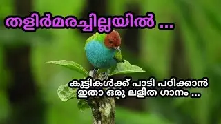 തളിർമരചില്ലയിൽ..... ലളിത ഗാനം ..