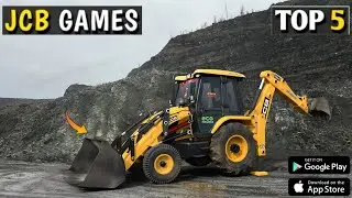 TOP 5 REALISTIC OPEN WORLD JCB GAMES 2022 | HIGH GRAPHICS OFFLINE JCB GAMES FOR ANDROID ||
