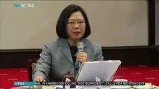 Taiwan president calls for international support to defend democracy