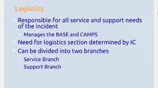 Crash Course in Incident Command System: What's the Least I Need to Know ?
