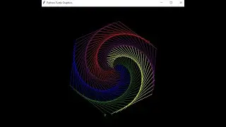 Python program to draw  hexagon with Turtle 