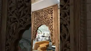 Carved Wood Window Facade Mirrors at Design MIX 😍  #interiordesign #mirror #homedecor
