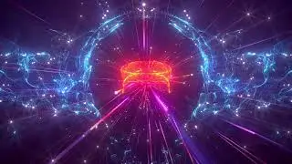 4K Fractal Symmetry ~ Stars Motion Background ~ AA-vfx  Live Wallpaper