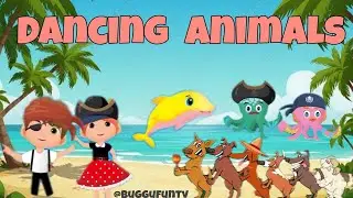 Dancing animals🤩 // Dolphin Cartoon🐬 // Octopus Cartoon🐙 // Dancing Dog 🐕// Animal Cartoon // Fish 🐠