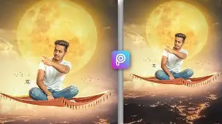 Aladdin Magical Carpet Photo Editing || Aladdin New Flying Carpet Photo Editing PicsArt Tutorial