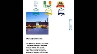 University of Limerick (UL) | Masters in University of Limerick | GoIreland