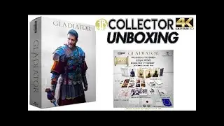 GLADIATOR ★ COLLECTOR /PREMIUM EVERYTHINGBLU UNBOXING - STEELBOOK BLU-RAY 4K UHD + GOODIES!!!