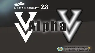 Nomad Sculpt - Alpha - SDF - V Carved - 3D-печать - Учебное пособие (V2.3 - 8.10.2025)