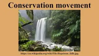 Conservation movement