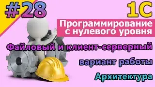 #28 Файловый и клиент-серверный вариант работы. Архитектура. Часть №1 | 