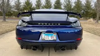 718 Cayman GT4 w/Soul Performance Cold Start