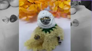 How to make laddu gopal woolen monkey cap