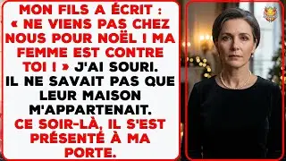 Mon fils a écrit : « Ne viens pas chez nous pour Noël ! Ma femme est contre toi ! »