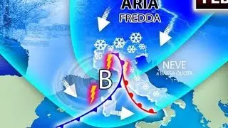 Meteo! Gelo, freddo e forti nevicate stanno arrivando in Italia. Ecco quando