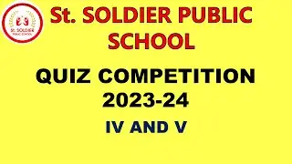 Std IV & V Quiz Competition held on 24th January 2024