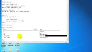 Oracle Database Training: How to modify table