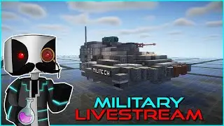 Cyberpunk Military Vehicles #3 - Minecraft Livestream