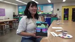 Animation Fascination Lesson 1 - Creating a Silhouette Painting