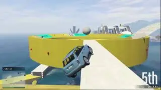 Car Parkour Race 100% Pro Players Finish This Race While Sleeping in GTA 5!