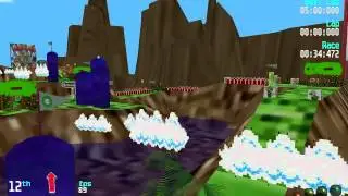 Re-Volt Custom Track Super Mario Land by jaseaka, Track View