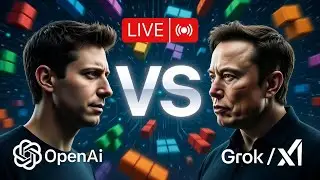 OpenAI vs Grok EN VIVO | Duelo de IAs jugando Tetris 🧠🎮