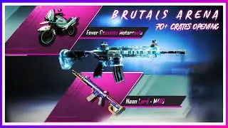 NEON LORD M416| LUCKIEST OPENING EVER 😍 | PUBGM CRATE OPENING | BRUTALS ARENA