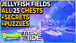 Все сундуки с медузами и локации с TVS SpongeBob Titans of the Tide
