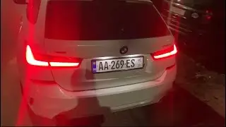 BMW 330i avec le pack M (video de nuit)