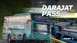 GARUT MEMBASURI‼️KESERUAN KONVOY BUS ARTIS FULL BASURI - Trip Darajat Pass 2024