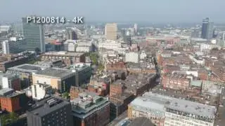 Manchester City Centre Drone Video Footage