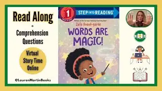 Words Are Magic! Read Aloud | Step into Reading Level 1 | Kids Literacy, Phonics & Comprehension Fun