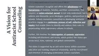 An Antiracist Foundation to School Counseling: Students&rsquo; Mindsets & Behaviors