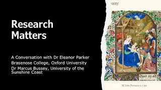 Research Matters: Dr Eleanor Parker in Conversation