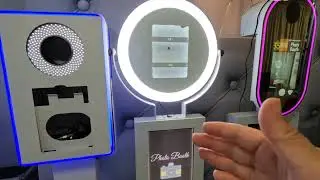 Photo Booth Store Demo with Mirror Photo Booths, ipad photo booths, dslr photo booths, & 360 booths