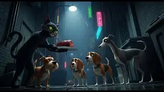 Brave Baby Cat Saves Dogs From Evil Villain  Animated Story