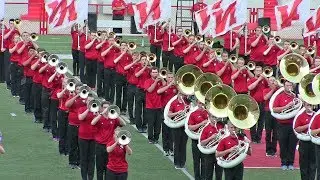 Cornhusker Marching Band Exhibition Performance - 2017