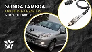 Peugeot 207- Sonda Lambda: dificuldade na partida, não aprende combustível, cheiro de queima errada