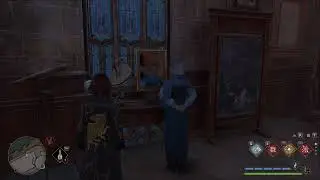 *SPOILERS* Professor Hecat looking at her younger self Hogwarts Legacy