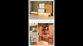 Smart Furniture Ideas for Small Spaces  Multi Functional & Space Saving Furniture Hacks.
