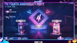FREE FIRE 4th ANNIVERSARY REWARDS ❤ || TUNE UP 4THE PARTY
