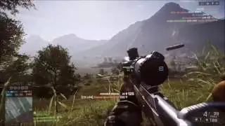 BATTLEFIELD 4 MONTAGE - SNIPER LONG RANGE KILL, COUNTER ATTACK, QUAD KILL GRENADE KILL