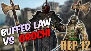 FOR HONOR (PS4) | Lawbringer buff vs Orochi High Rep Duel - Patch 1.05